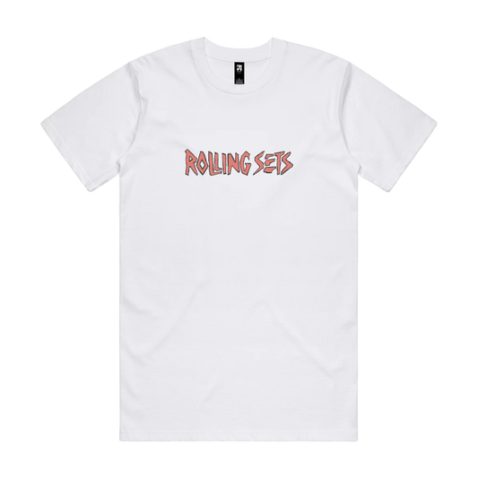 Rolling Sets Lineup Tee - White