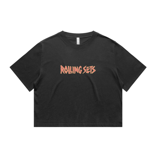 Rolling Sets Lineup Faded Box Tee Black
