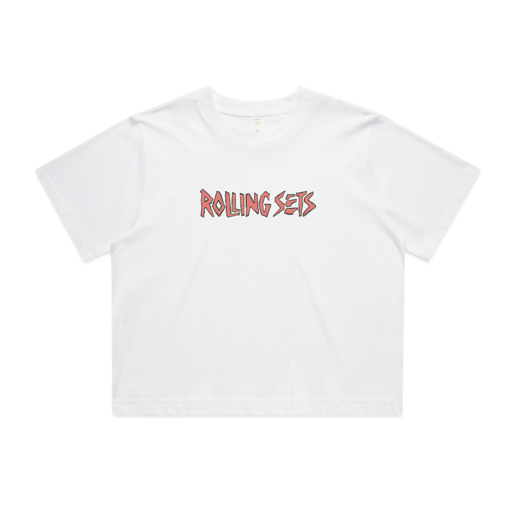 Rolling Sets Lineup Faded Box Tee White